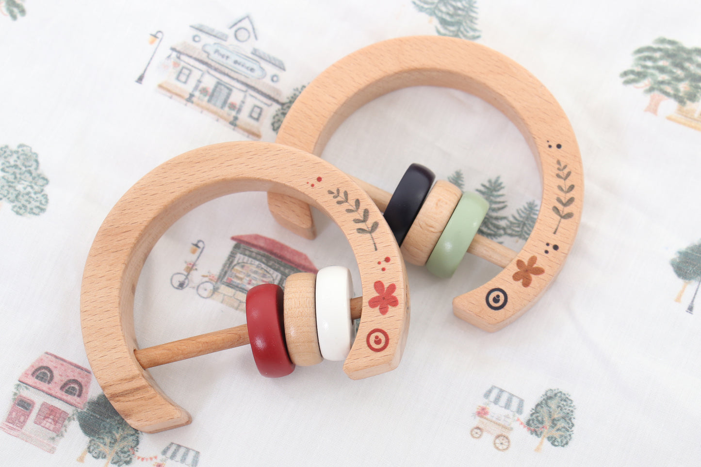 Wooden Rattle - Bebe Pure